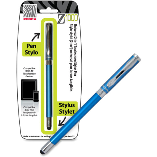 Zebra Pen Z-1000 Ballpoint/Stylus Combo Pen - 33221