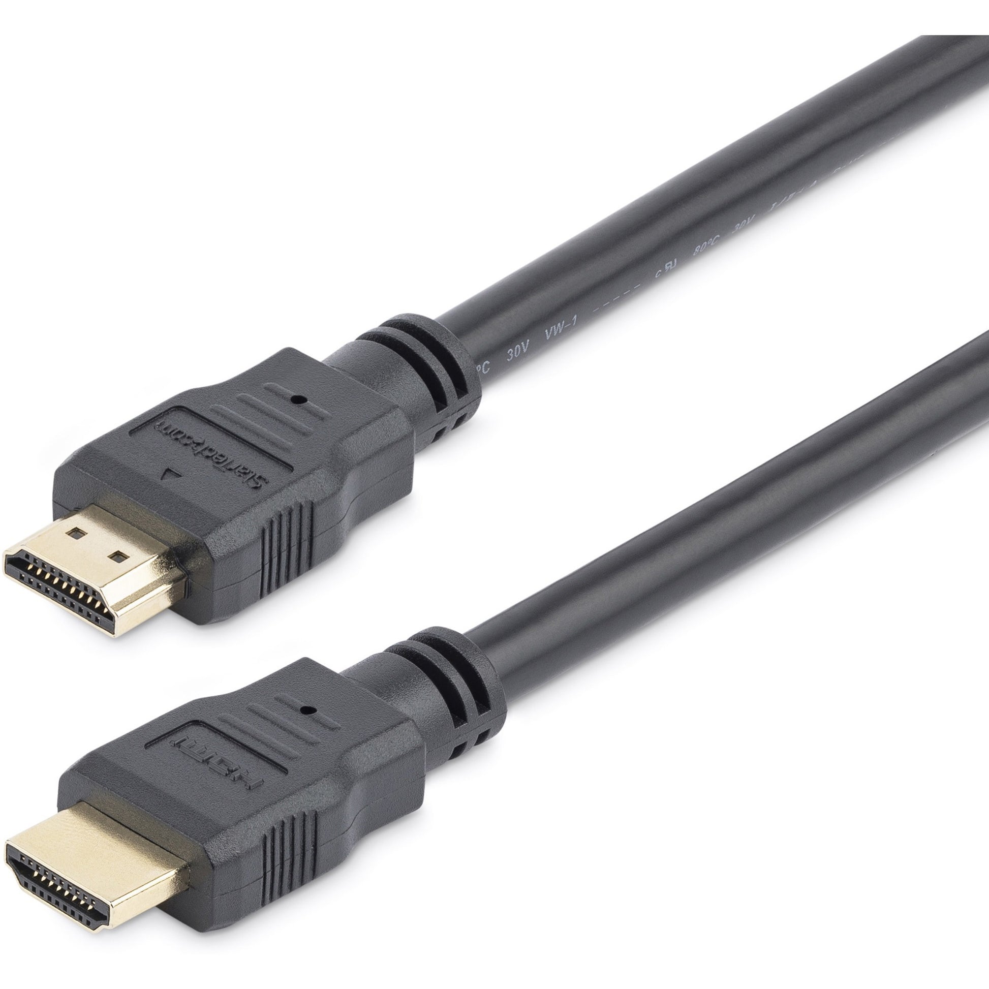 StarTech.com 10ft (3m) 4K High Speed HDMI Cable with Ethernet, 4K30Hz, HDMI 1.4 Monitor Cable, New version available HDMI2-CABLE-4K60-10F