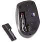 Verbatim Wireless Notebook Multi-Trac Blue LED Mouse - Black - 97992