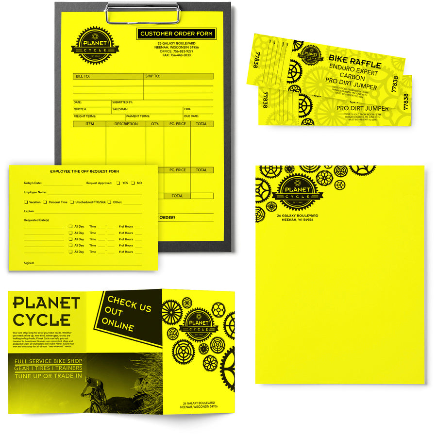 Astrobrights Color Copy Paper - Sunburst Yellow - 21018
