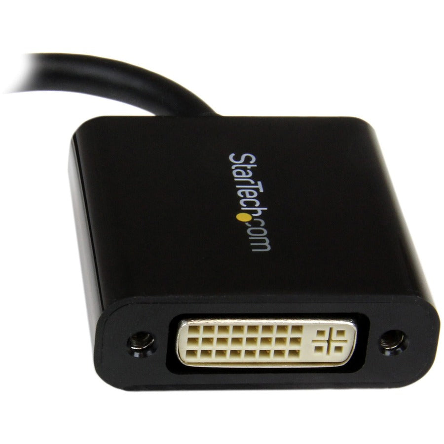 StarTech.com Mini DisplayPort to DVI Adapter, Mini DP to DVI-D Single Link Converter, 1080p Video, Passive, mDP 1.2 to DVI Monitor/Display - MDP2DVI3