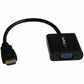 StarTech.com HDMI to VGA Adapter - 1080p - 1920 x 1080 - Black - HDMI Converter - VGA to HDMI Monitor Adapter