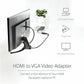 StarTech.com HDMI to VGA Adapter - 1080p - 1920 x 1080 - Black - HDMI Converter - VGA to HDMI Monitor Adapter - HD2VGAE2