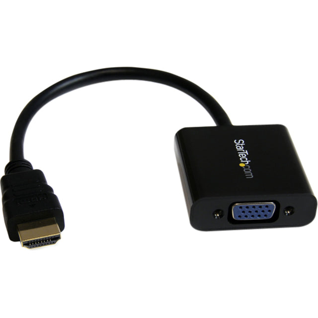 StarTech.com HDMI to VGA Adapter - 1080p - 1920 x 1080 - Black - HDMI Converter - VGA to HDMI Monitor Adapter - HD2VGAE2