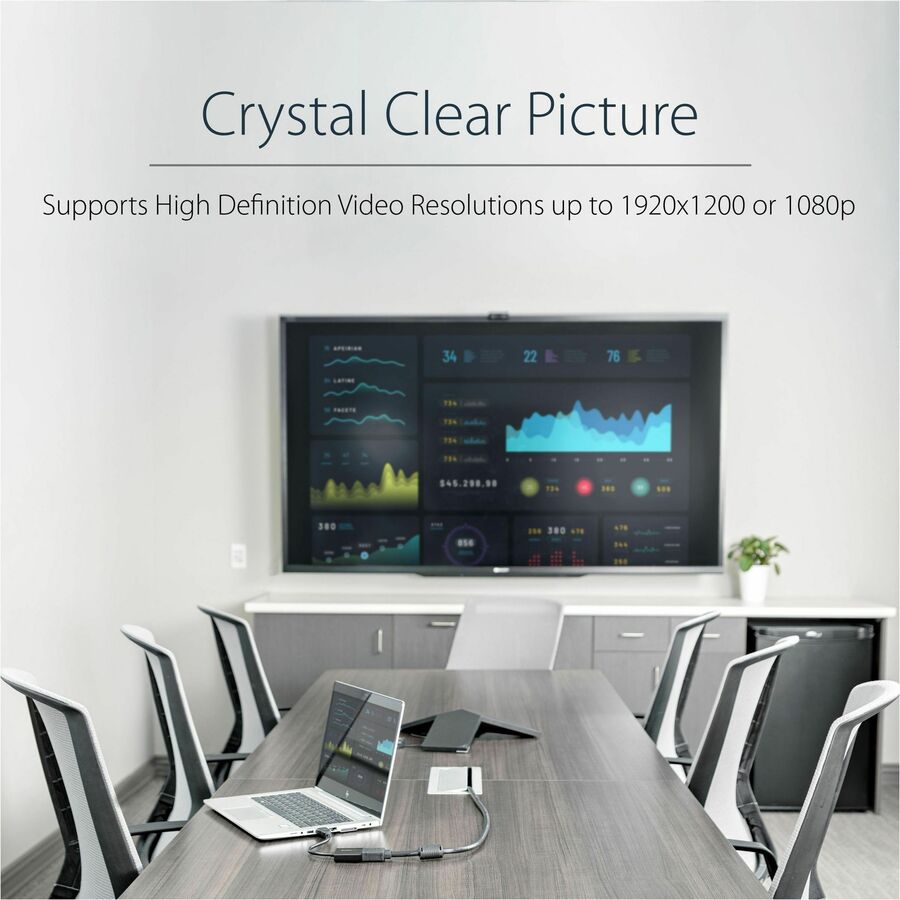 StarTech.com HDMI to VGA Adapter - 1080p - 1920 x 1080 - Black - HDMI Converter - VGA to HDMI Monitor Adapter - HD2VGAE2