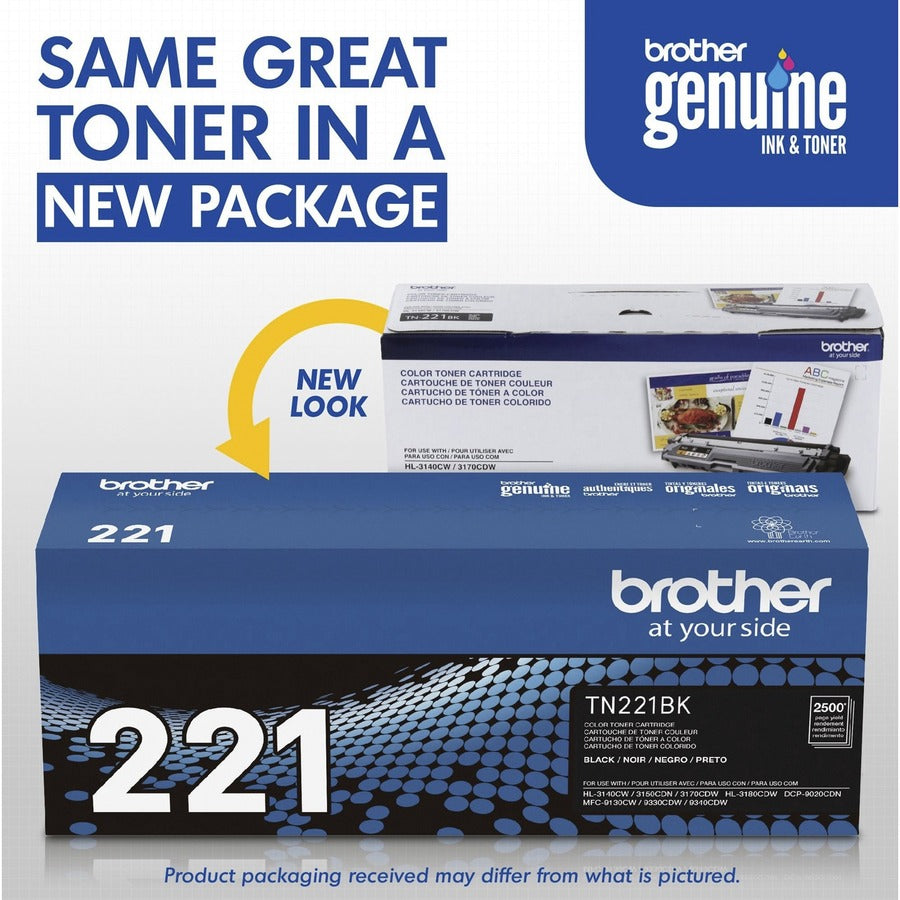 Brother TN221BK Original Toner Cartridge - TN221BK