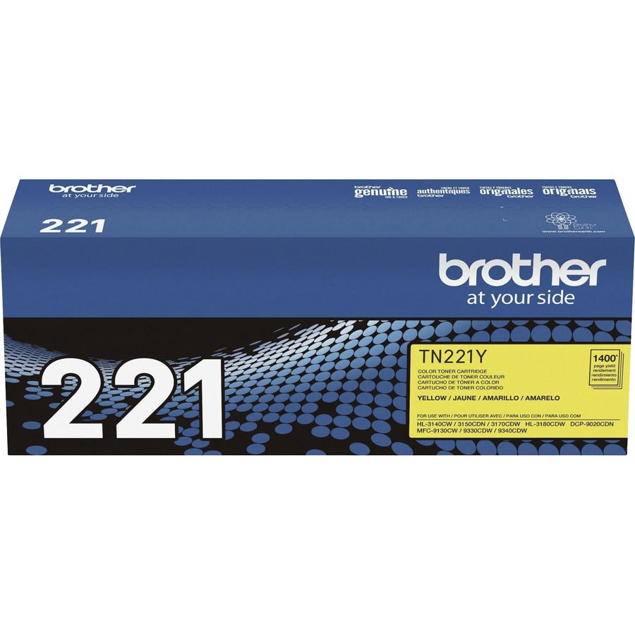 Brother TN221Y Original Toner Cartridge - TN221Y