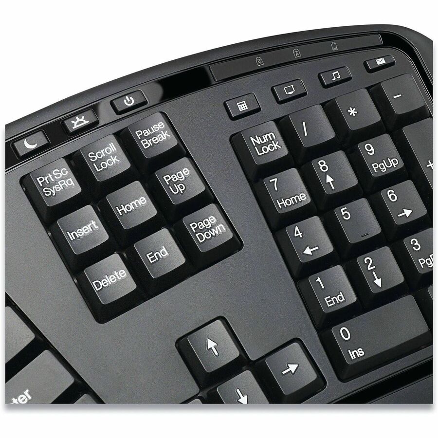 Adesso Wireless Ergonomic Keyboard and Laser Mouse - WKB-1500GB