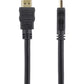 StarTech.com 12ft/3.7m HDMI Cable, 4K High Speed HDMI Cable with Ethernet, Ultra HD 4K 30Hz Video, HDMI 1.4 Cable/HDMI Monitor Cord, Black - HDMM12