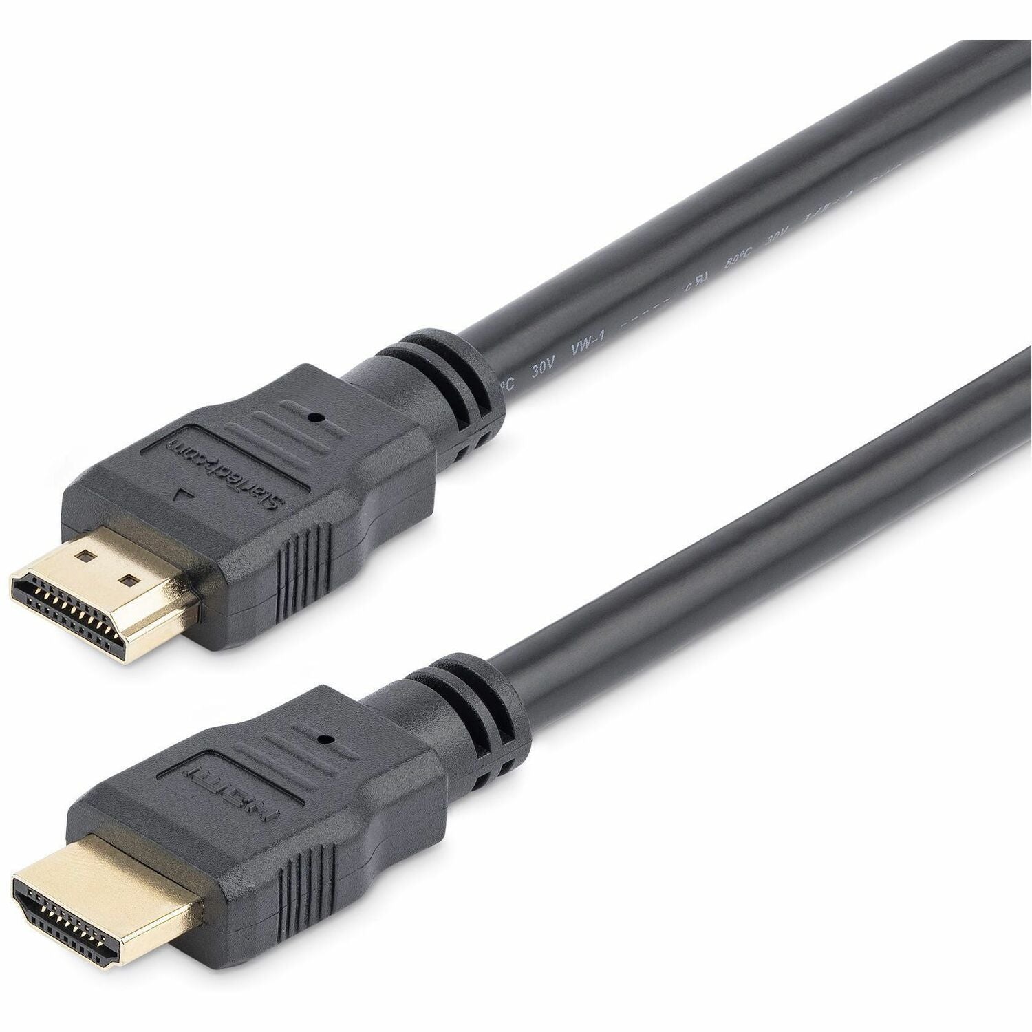 StarTech.com 6ft (2m) HDMI Cable, 4K High Speed HDMI Cable with Ethernet, Ultra HD 4K 30Hz Video, HDMI 1.4 Cable, HDMI Monitor Cord, Black