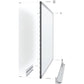 Quartet Prestige 2 Total Erase Magnetic Whiteboard, Aluminum Frame, 3' x 2' - 3413820056