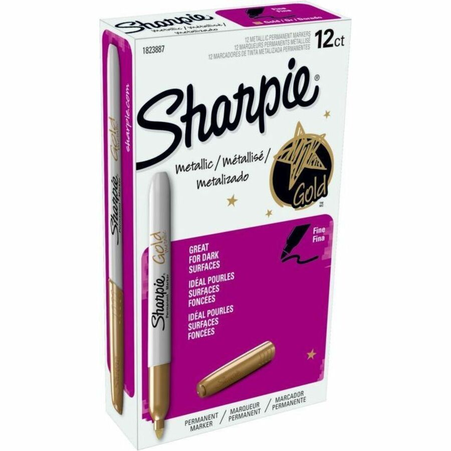 Sharpie Fine Permanent Marker Gold