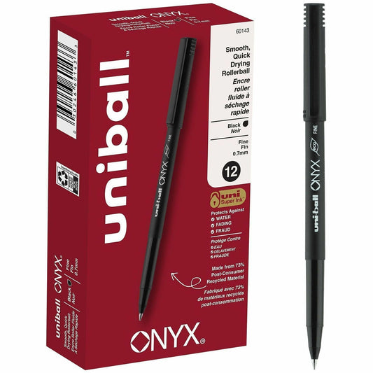 uniball&trade; Onyx Rollerball Pens