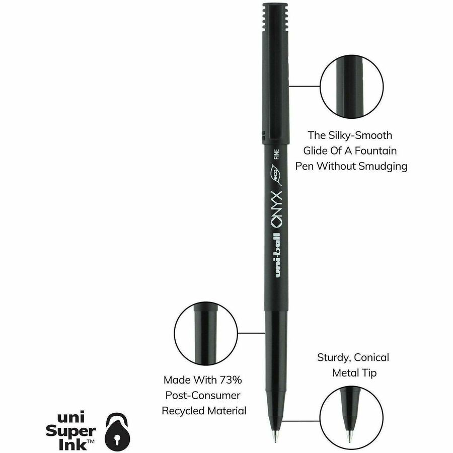 uniball Onyx Rollerball Pens - 60143