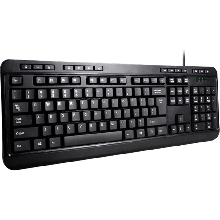 Adesso Multimedia Keyboard USB - AKB-132UB