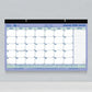 Blueline Monthly Desk Pad Calendar, 17-3/4" x 10-7/8" , Bilingual - C181700B