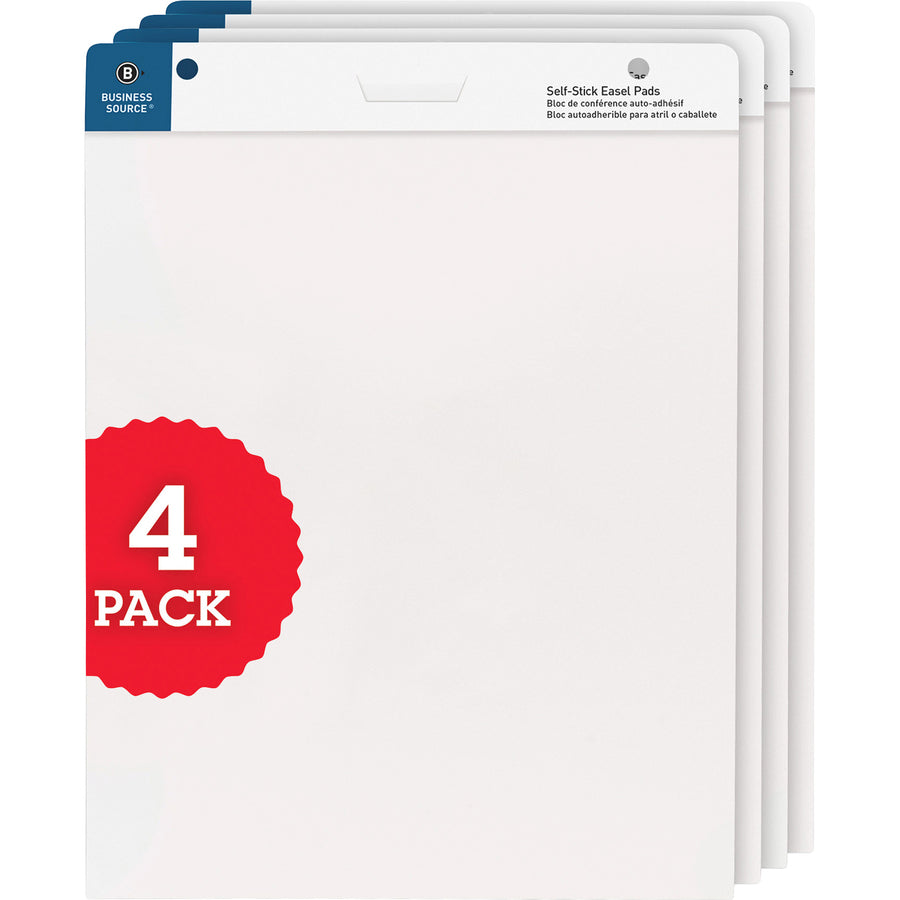 Business Source 25"x30" Self-stick Easel Pads - 38592