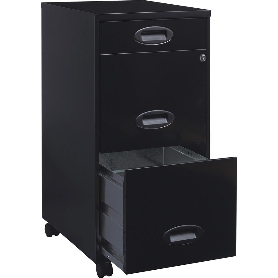 Lorell SOHO 18" 3-Drawer File Cabinet - 17427