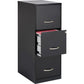 Lorell SOHO 18" 3-Drawer Vertical File - 18573