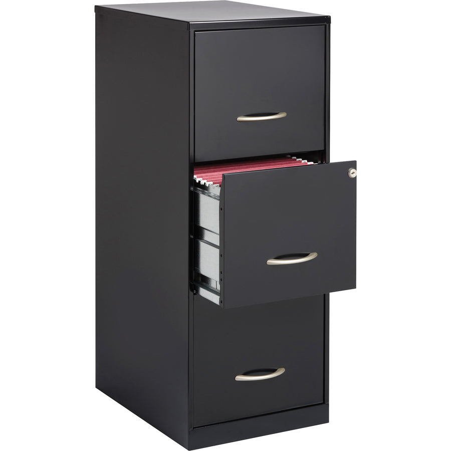 Lorell SOHO 18" 3-Drawer Vertical File - 18573
