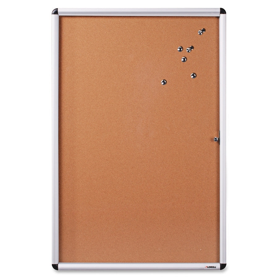 Lorell Enclosed Cork Bulletin Board - 42706