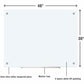 Lorell Dry-Erase Glass Board - 52502