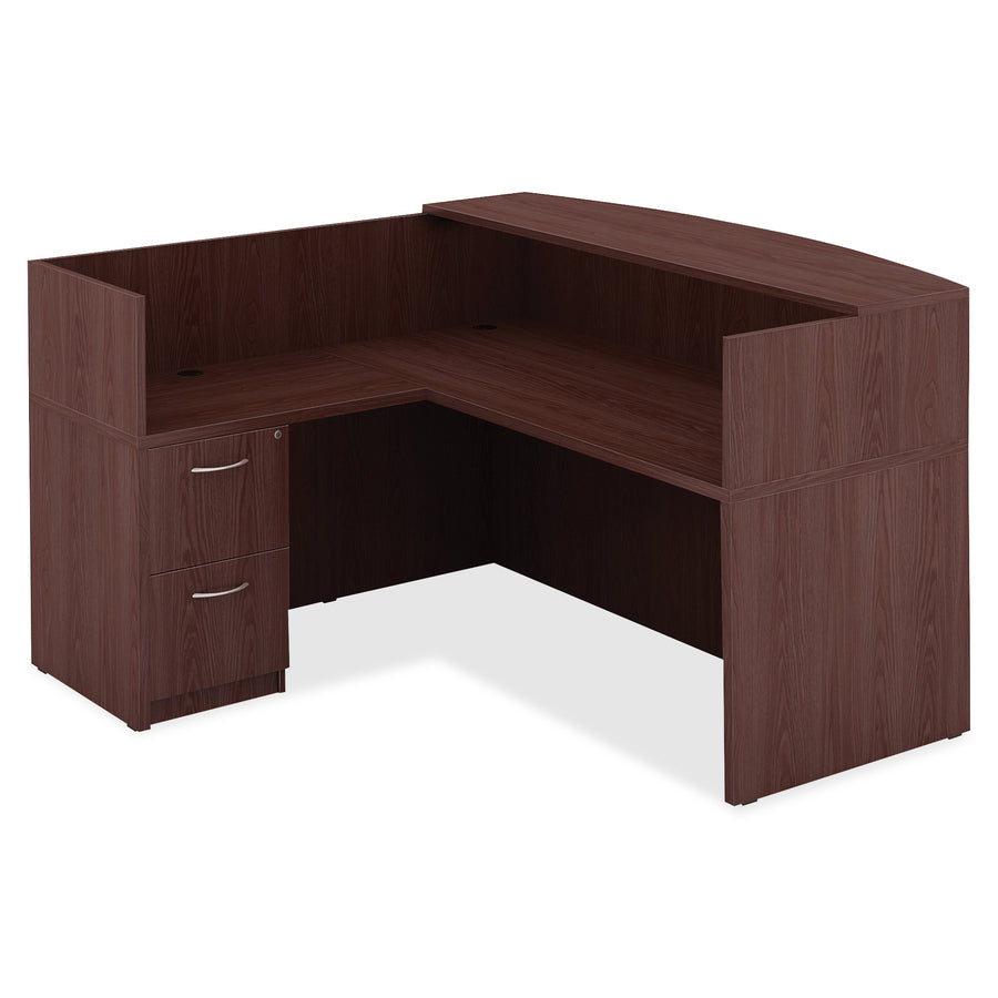 Lorell Essentials Series L-Shaped Reception Counter - 69701