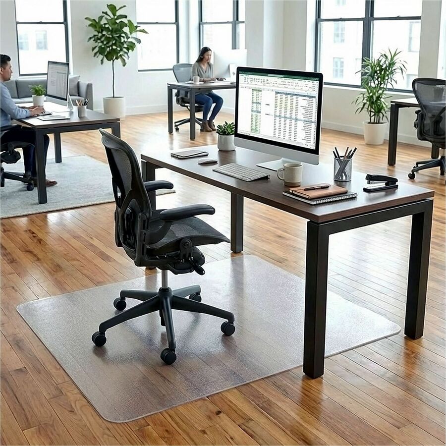 Lorell Rectangular Chair Mat for Hard Floors - 36" x 48" - 69706