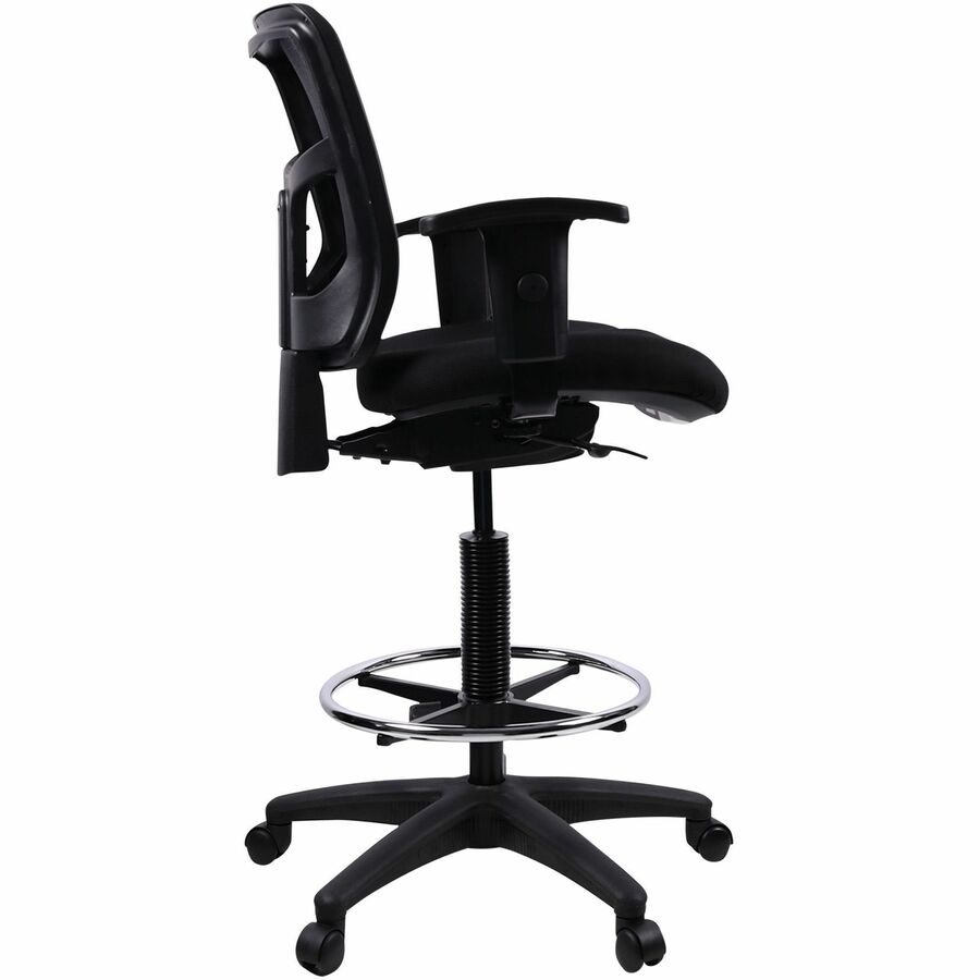 Lorell Ratchet Back Mesh Mid-Back Stool - 86801