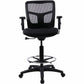 Lorell Ratchet Back Mesh Mid-Back Stool - 86801