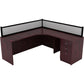 Lorell Desktop Panel System Post - 87607