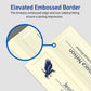 Avery&reg; Tent Cards, 3.5" x 11" , Embossed Border, 50 Cards (5915) - 5915