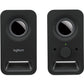 Logitech Multimedia Speakers Z150 with Clear Stereo Sound (Midnight Black, 3W RMS) - 980-000802