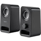 Logitech Multimedia Speakers Z150 with Clear Stereo Sound (Midnight Black, 3W RMS) - 980-000802