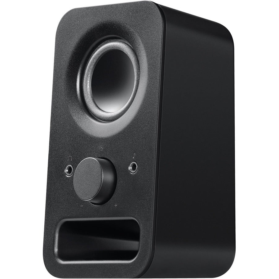 Logitech Multimedia Speakers Z150 with Clear Stereo Sound (Midnight Black, 3W RMS) - 980-000802