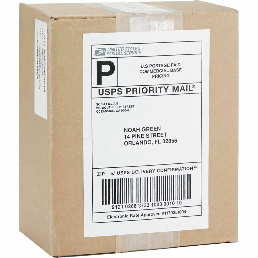 Business Source Shipping Labels - 26161