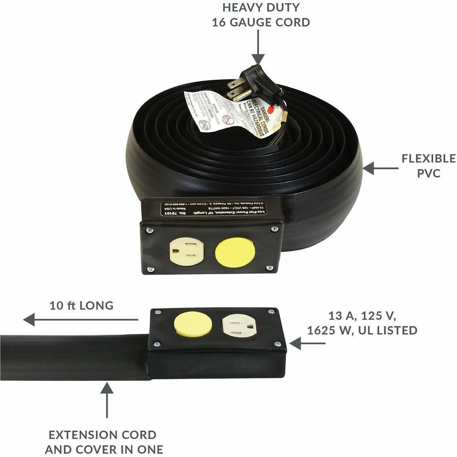 C-Line Lay-Flat Power Extension / Cord Cover - 79101