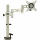 DAC&reg; MP-199 Height Adjustable Articulating Single Monitor Arm, Silver