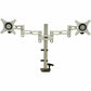 DAC&reg; MP-200 Duo Height Adjustable Dual Articulating Monitor Arm, Silver