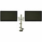 DAC&reg; MP-200 Duo Height Adjustable Dual Articulating Monitor Arm, Silver - 02191