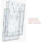 Deflecto Lit Loc Interlocking Literature Display - 771901