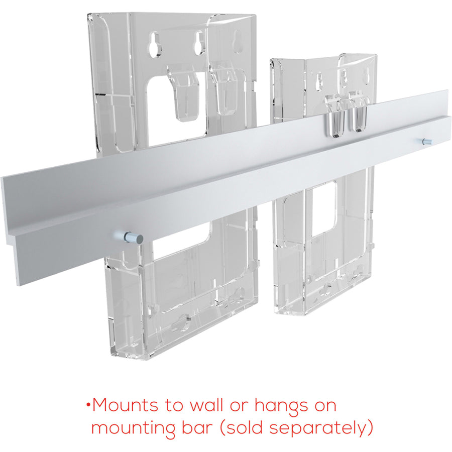 Deflecto Lit Loc Interlocking Magazine Display - 772001