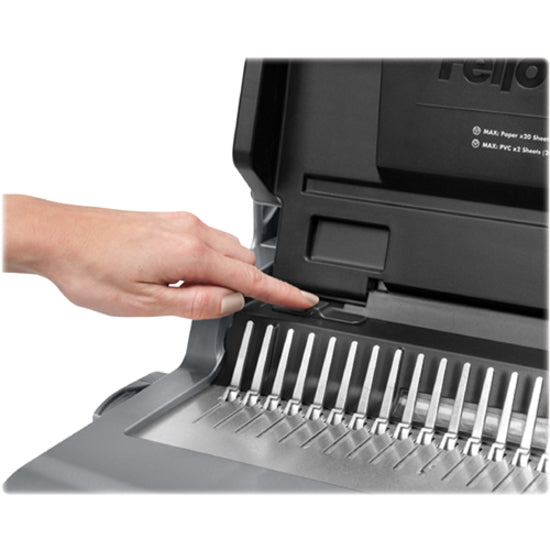 Fellowes Quasar™+ 500 Comb Binding Machine w/ Starter Kit - 5227201