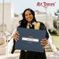 St. James&reg; Certificate Holders with Window, Linen, Navy Blue, Pack of 5, 83538 - 83538