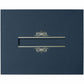 St. James&reg; Certificate Holders with Window, Linen, Navy Blue, Pack of 5, 83538