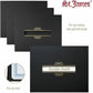St. James&reg; Certificate Holders with Window, Black Linen, Pack of 5, 83539 - 83539