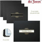 St. James&reg; Certificate Holders with Window, Black Linen, Pack of 5, 83539 - 83539