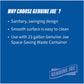 Genuine Joe Space-Saving Container Swing Lid - 02343