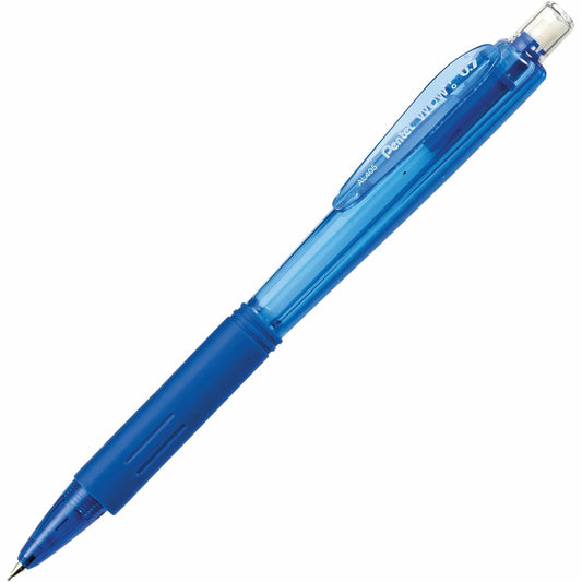 Wow! Retractable Mechanical Pencil (0.5mm), Blue Barrel