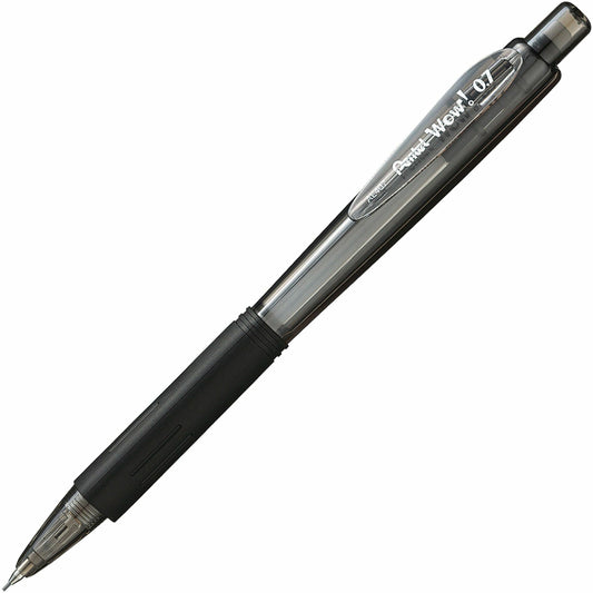 Wow! Retractable Mechanical Pencil (0.7mm), Black Barrel